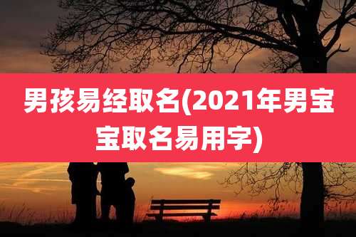 男孩易经取名(2021年男宝宝取名易用字)
