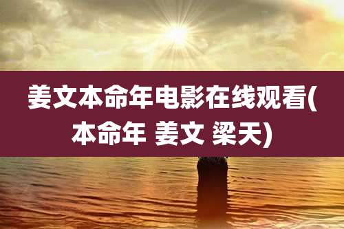 姜文本命年电影在线观看(本命年 姜文 梁天)