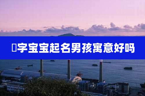 燊字宝宝起名男孩寓意好吗
