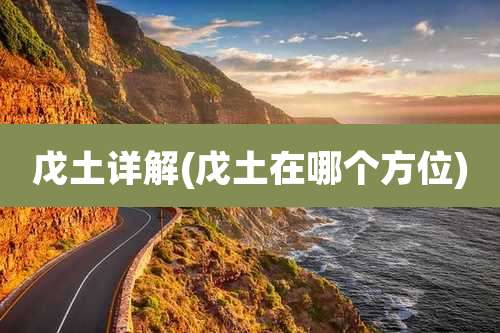 戊土详解(戊土在哪个方位)