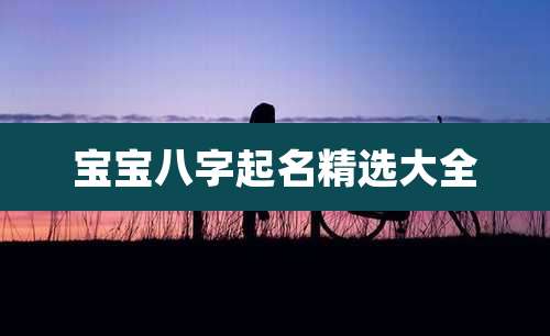 宝宝八字起名精选大全