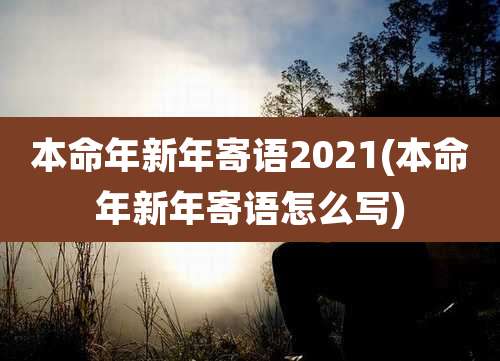 本命年新年寄语2021(本命年新年寄语怎么写)