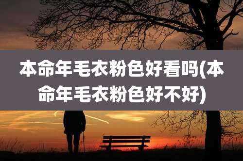 本命年毛衣粉色好看吗(本命年毛衣粉色好不好)