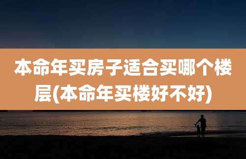 本命年买房子适合买哪个楼层(本命年买楼好不好)