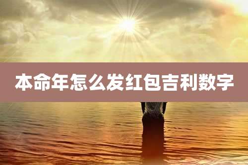 本命年怎么发红包吉利数字