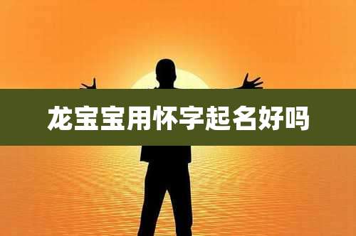 龙宝宝用怀字起名好吗