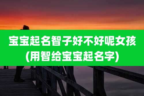 宝宝起名智子好不好呢女孩(用智给宝宝起名字)