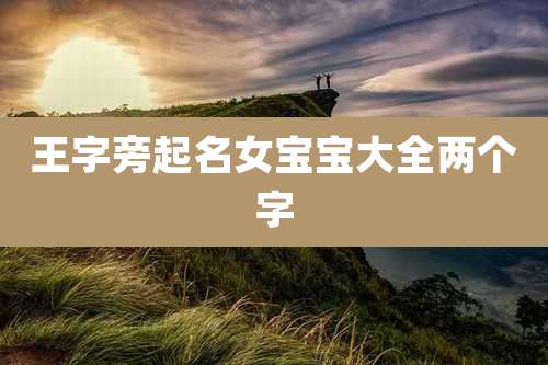 王字旁起名女宝宝大全两个字