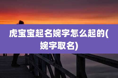虎宝宝起名婉字怎么起的(婉字取名)