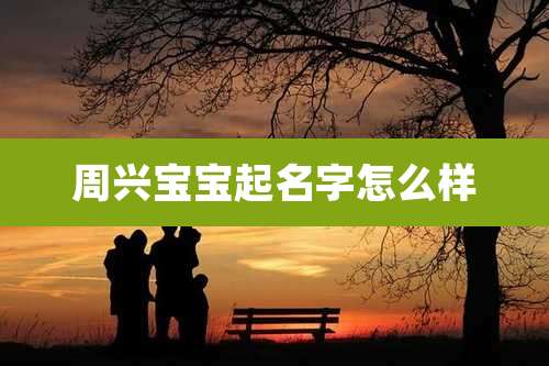 周兴宝宝起名字怎么样