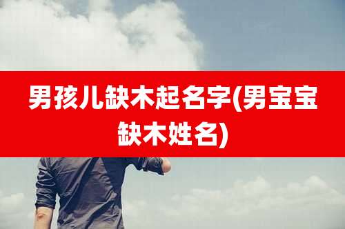 男孩儿缺木起名字(男宝宝缺木姓名)