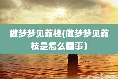 做梦梦见荔枝(做梦梦见荔枝是怎么回事）