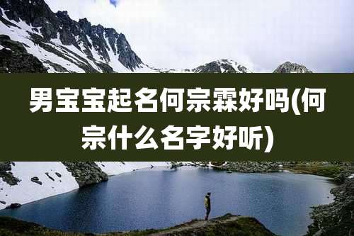 男宝宝起名何宗霖好吗(何宗什么名字好听)