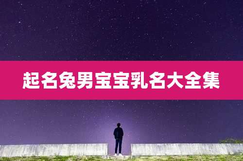 起名兔男宝宝乳名大全集