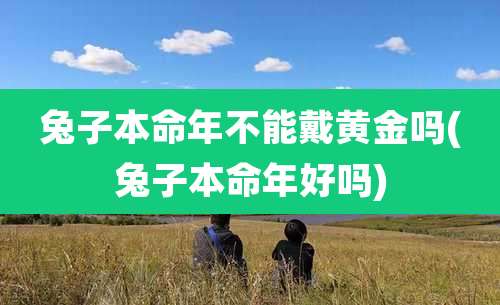 兔子本命年不能戴黄金吗(兔子本命年好吗)