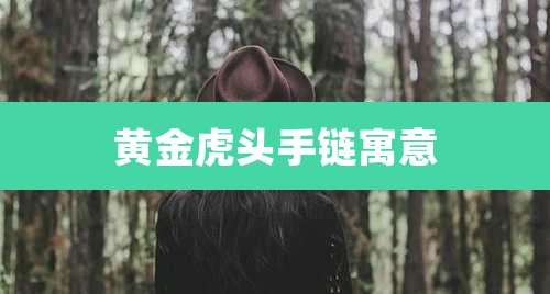 黄金虎头手链寓意