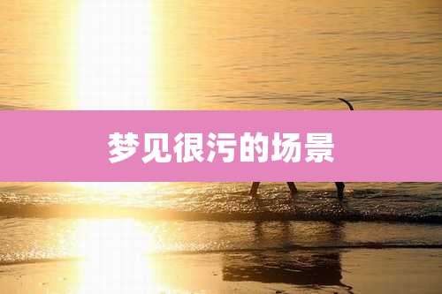 梦见很污的场景