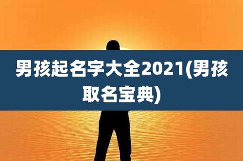 男孩起名字大全2021(男孩取名宝典)
