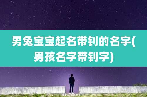 男兔宝宝起名带钊的名字(男孩名字带钊字)