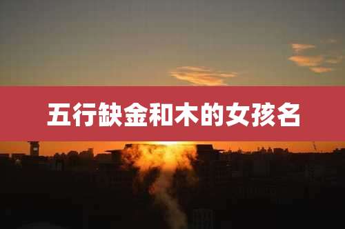 五行缺金和木的女孩名