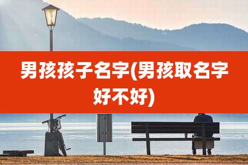 男孩孩子名字(男孩取名字好不好)