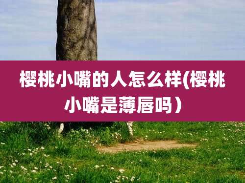 樱桃小嘴的人怎么样(樱桃小嘴是薄唇吗）