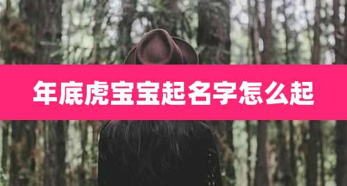 年底虎宝宝起名字怎么起
