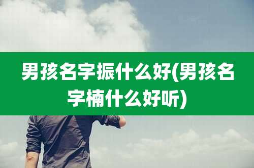 男孩名字振什么好(男孩名字楠什么好听)