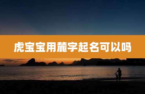 虎宝宝用麓字起名可以吗