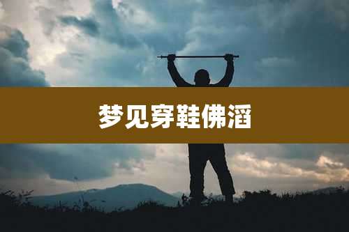 梦见穿鞋佛滔