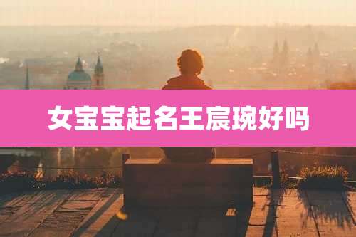 女宝宝起名王宸琬好吗