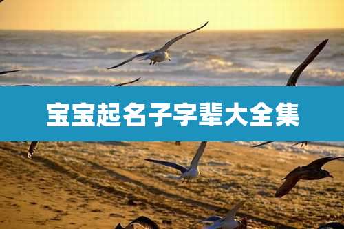 宝宝起名子字辈大全集