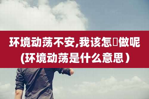 环境动荡不安,我该怎麼做呢(环境动荡是什么意思)