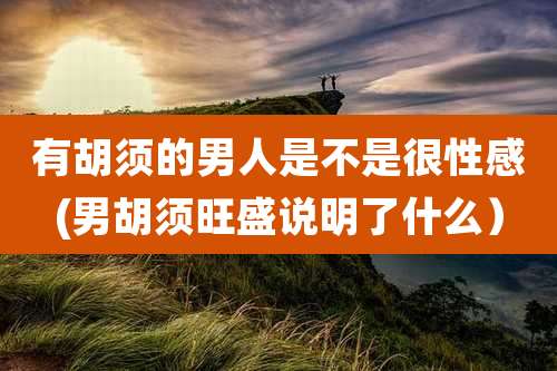 有胡须的男人是不是很性感(男胡须旺盛说明了什么)