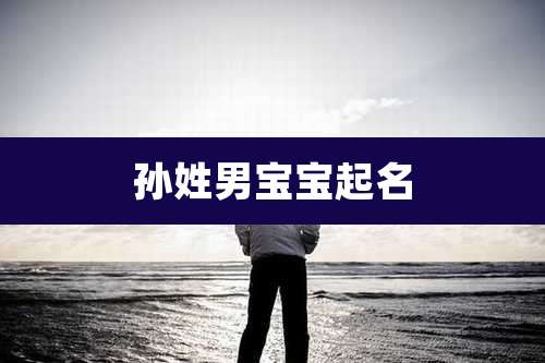 孙姓男宝宝起名