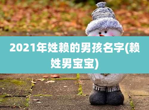 2021年姓赖的男孩名字(赖姓男宝宝)