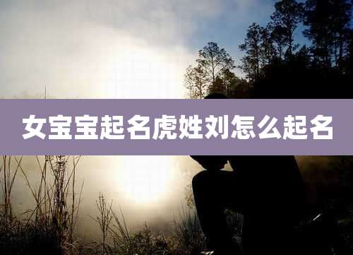 女宝宝起名虎姓刘怎么起名