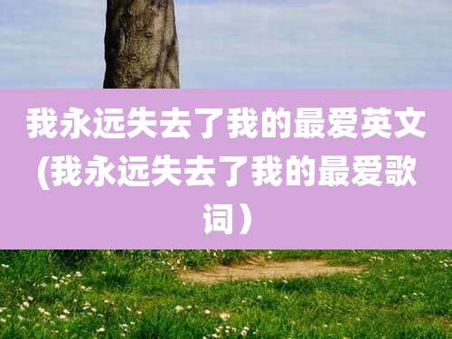 我永远失去了我的最爱英文(我永远失去了我的最爱歌词）