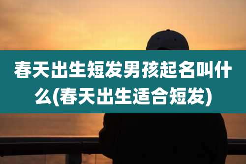 春天出生短发男孩起名叫什么(春天出生适合短发)