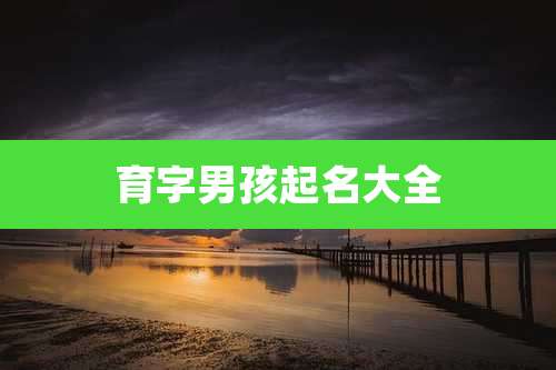 育字男孩起名大全