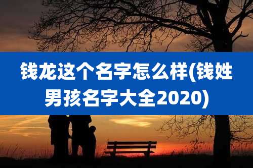钱龙这个名字怎么样(钱姓男孩名字大全2020)