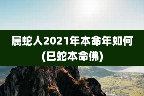 属蛇人2021年本命年如何(巳蛇本命佛)