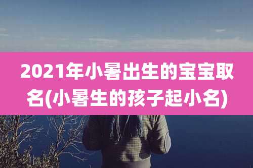2021年小暑出生的宝宝取名(小暑生的孩子起小名)
