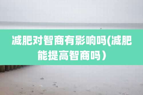 减肥对智商有影响吗(减肥能提高智商吗）