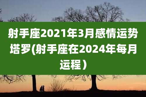 射手座2021年3月感情运势塔罗(射手座在2024年每月运程)