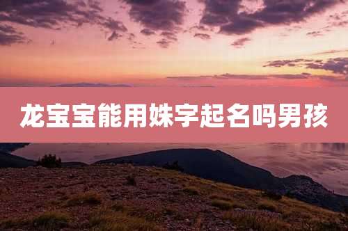 龙宝宝能用姝字起名吗男孩