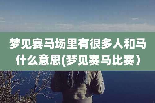 梦见赛马场里有很多人和马什么意思(梦见赛马比赛）