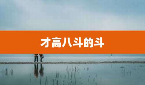 才高八斗的斗