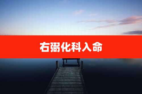 右弼化科入命