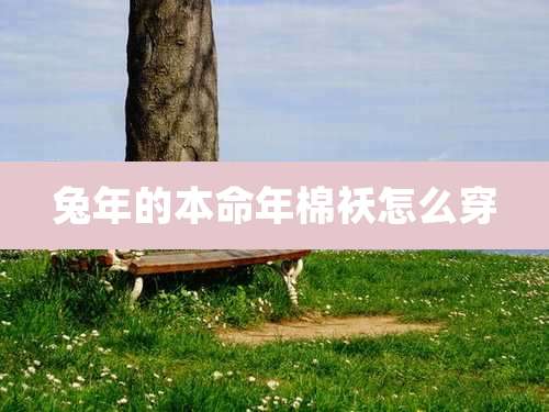 兔年的本命年棉袄怎么穿